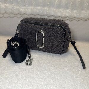 AUTHENTIC MARC JACOBS GREY TEDDY “THE SNAPSHOT” BAG